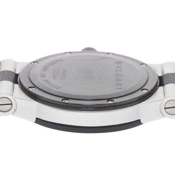 BVLGARI aluminum AL32A Date Silver Dial Quartz Boy's Watch - Picture 4 of 6